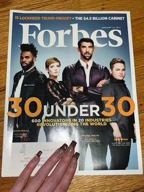 Forbes Magazine "30 Under 30" Cover